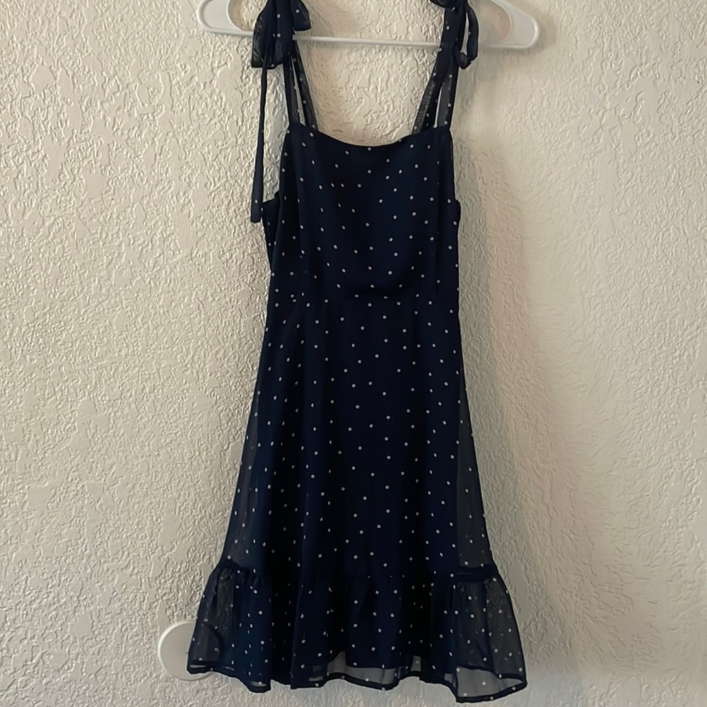 Lulus mini polkadot dress